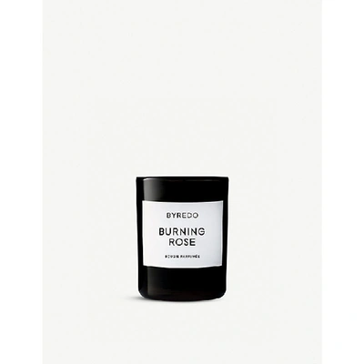 Byredo Burning Rose Scented Candle 70g In Multi