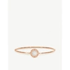 BVLGARI 18CT ROSE-GOLD AND MOTHER-OF-PEARL BANGLE,709-10045-BR858624