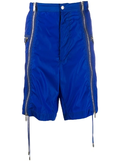 Dsquared2 Lace-up Detail Shorts In Blue