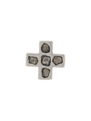 Parts Of Four Sterling Silver And Diamond Plus Single Earring In Silver