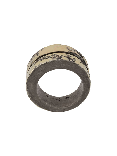 Parts Of Four 18kt Gold Crevice Layered-style Ring