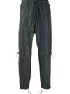 Marcelo Burlon County Of Milan Drawstring Trousers In Black