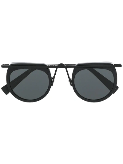 Alain Mikli Aujourd'hui Round Sunglasses In Black