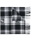 FENDI CHECK FF MOTIF SCARF