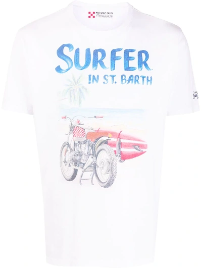 Mc2 Saint Barth Slogan-print T-shirt In White