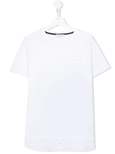 Paolo Pecora Teen Crew Neck T-shirt In White