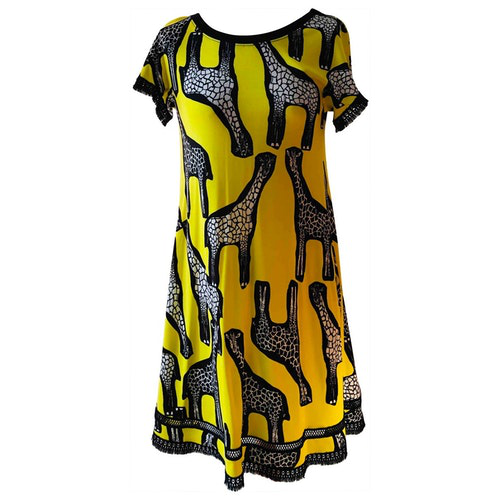 marc cain yellow dress
