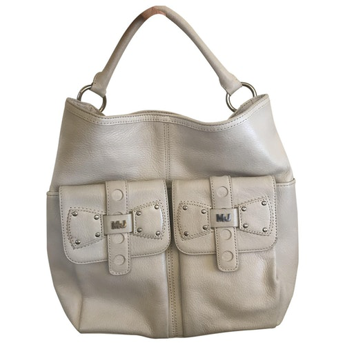 Pre-Owned Marc Jacobs White Leather Handbag | ModeSens