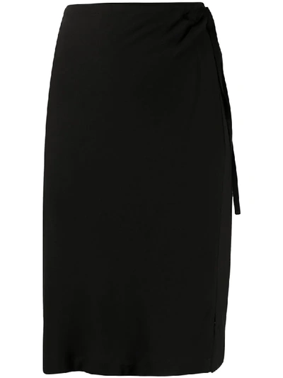 Ann Demeulemeester High-waisted Pencil Skirt In Black