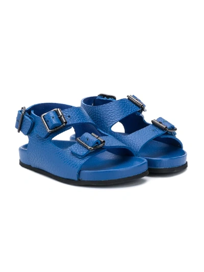Gallucci Teen Buckle-embellished Sandals In Azzuro
