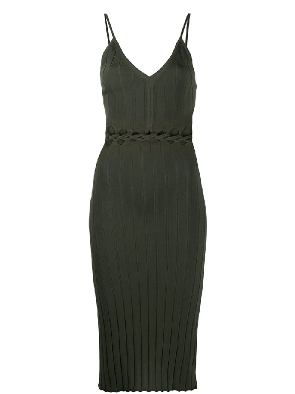 Dion Lee Braid Cami Dress In Green | ModeSens