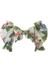 DOLCE & GABBANA FLORAL TOP WITH BOW,11388988