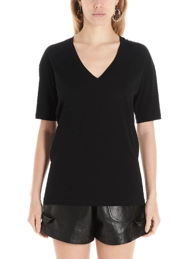 Isabel Marant Maree T-shirt In Black Cotton In Nero