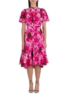 ALEXANDER MCQUEEN FLORAL COCKTAIL DRESS,11388390