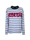 MONCLER CREW NECK KNIT jumper WOOL AND CASHMERE,11390815