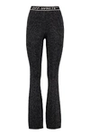 OFF-WHITE LUREX KNIT TROUSERS,11390803