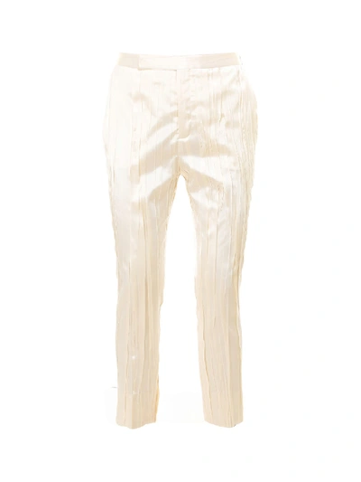 Saint Laurent Trousers In White