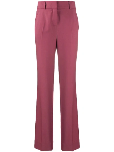 Incotex Boot-leg Trousers In Pink
