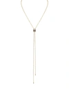 Boucheron Women's Quatre Classique 18k Tri-tone Gold, Brown Pvd & Diamond Pendant Bolo Necklace