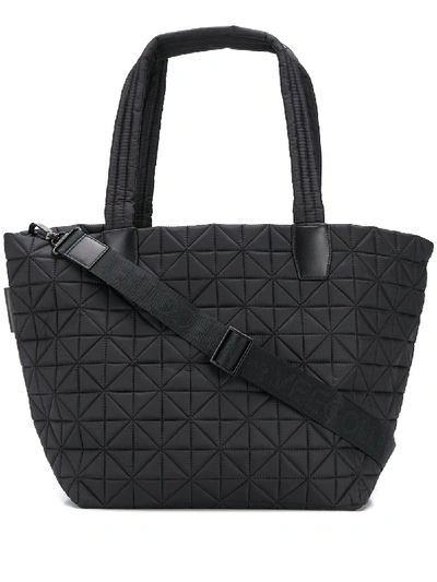 Vee Collective Quilted Tote Bag In Black