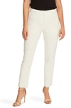 Vince Camuto Side Zip Ankle Crop Pants In Pearl Ivory