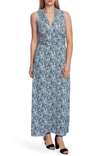 Vince Camuto Women's Sleeveless Halter Maxi Dress In Rapture Blue