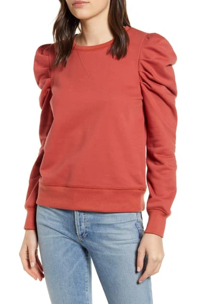 Rebecca Minkoff Janine Sweatshirt In Rust