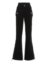 OFF-WHITE ACTIVE ZIPPED WIDE LEG TRACKSUIT PANTS