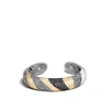 John Hardy Surface 14mm Kick Cuff In Black Spinel