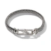 John Hardy Classic Chain 6.5mm Small Station Bracelet In Silver