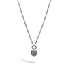 John Hardy Carved Chain Heart Pendant Necklace In Multicolor