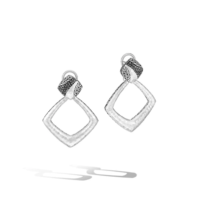 John Hardy Surface Transformable Door Knocker Earring In Black Spinel