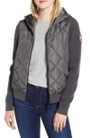 Canada Goose Hybridge 625 Fill Power Down Jacket In Iron Grey