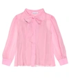 DOLCE & GABBANA SILK BLOUSE,P00448425