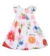 MONNALISA BABY PRINTED COTTON DRESS,P00427712