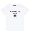 BALMAIN LOGO棉质T恤,P00427924