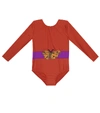 MINI RODINI BUTTERFLY UV SWIMSUIT,P00460850