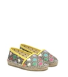 Gucci Hearts Gg Supreme Print Espadrilles In Beige