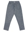 Bonpoint Nandy Chambray Pants In Blue