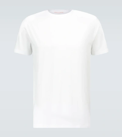 Derek Rose Short-sleeved Jersey T-shirt In White