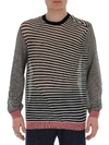 ANN DEMEULEMEESTER ANN DEMEULEMEESTER STRIPED KNITTED SWEATER