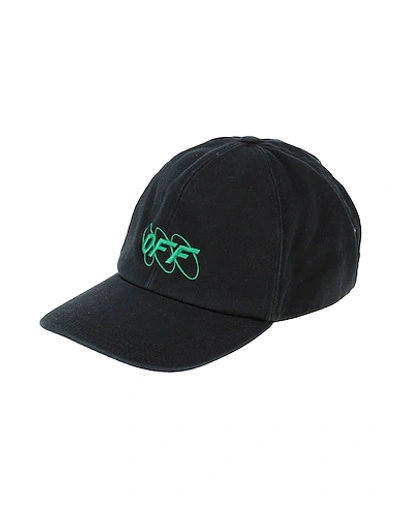 Off-white Logo Embroidered Baseball Cap In Black
