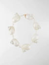 PRADA OVERSIZED SHELL CHOKER,15053586