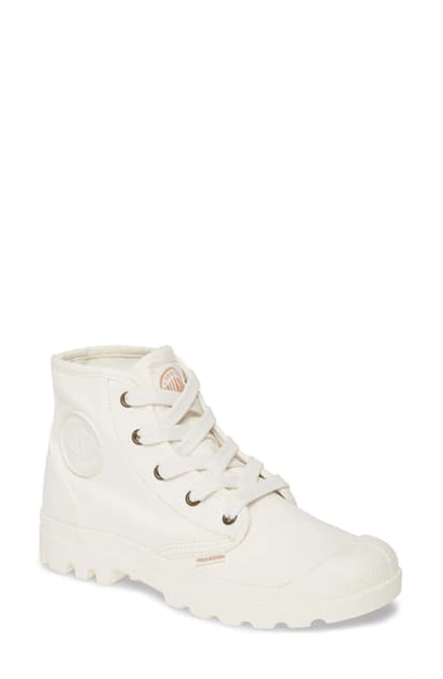 Palladium Pampa Bootie In Marshmallow/ Marshmallow