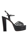 Valentino Sandals In Black