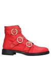Atos Lombardini Ankle Boot In Red