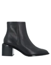 CLERGERIE CLERGERIE WOMAN ANKLE BOOTS BLACK SIZE 10.5 LAMBSKIN,11866515WV 11