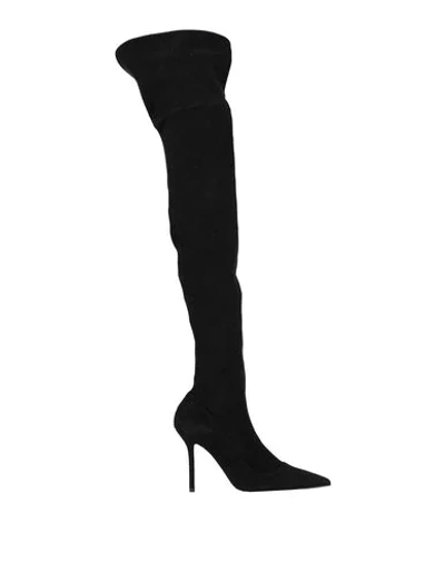 Ermanno Scervino Knee Boots In Black