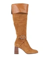 Chloé Knee Boots In Camel