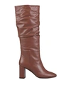 L'autre Chose Knee Boots In Brown